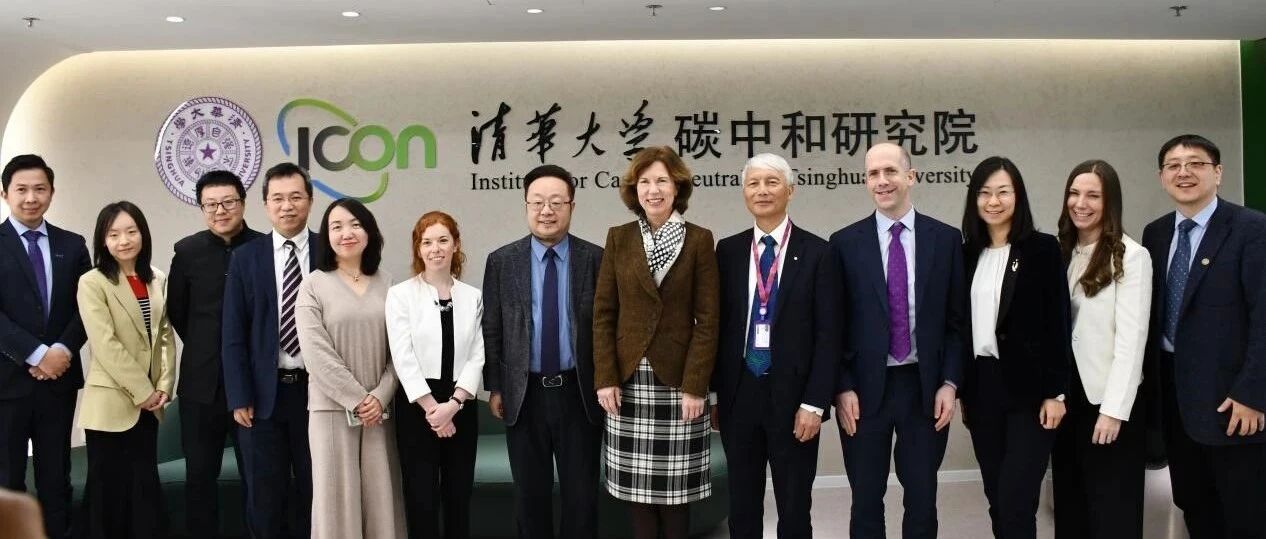 英国驻华大使馆代表团来访清华大学碳中和研究院